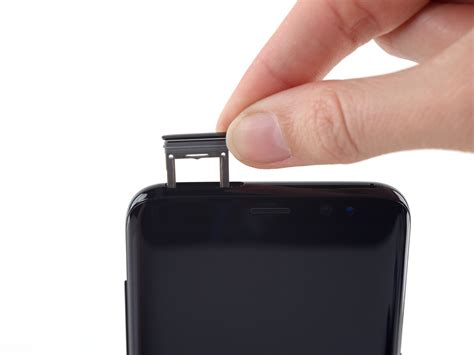 how to remove sim card from galaxy s8|Samsung Galaxy S8 SIM Card Tray Replacement .